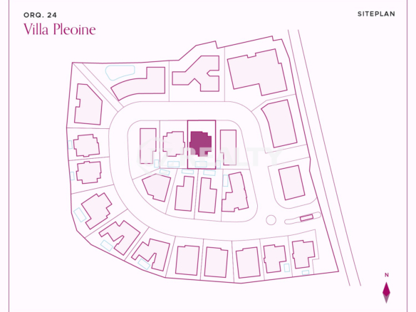 Villa ORQ 24 Orquidea Residences 3 Bedroom Villa Pleione plan layout VIew