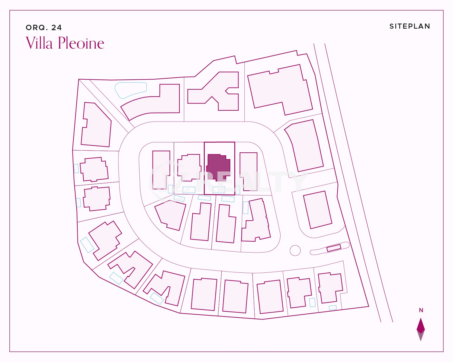 Villa ORQ 24 Orquidea Residences 3 Bedroom Villa Pleione plan layout VIew