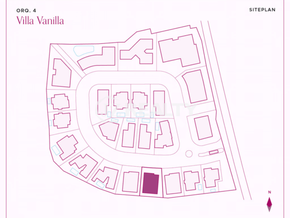 Villa ORQ 4 Orquidea Residences 3 Bedroom Villa Vanda layout view