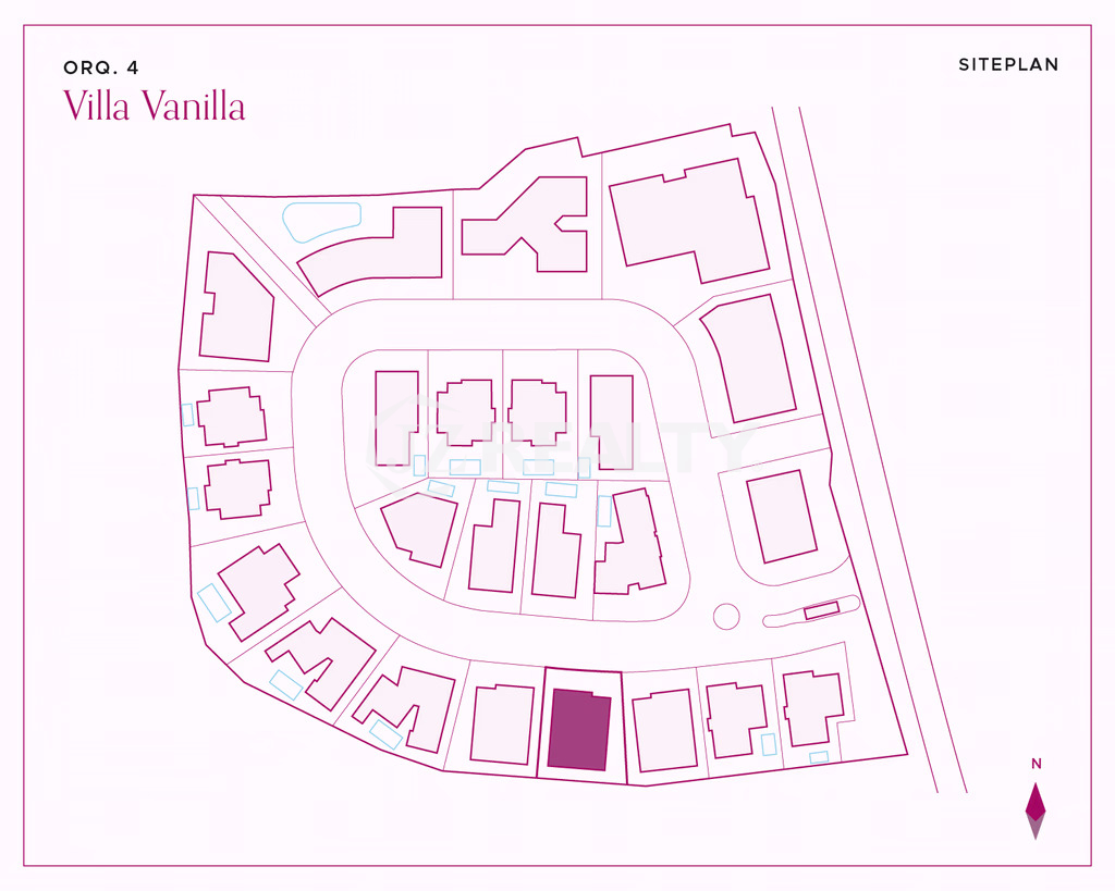 Villa ORQ 4 Orquidea Residences 3 Bedroom Villa Vanda layout view