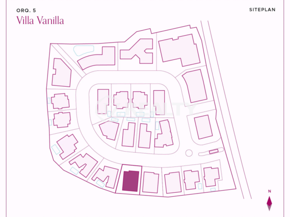 Villa ORQ 5 Orquidea Residences 3 Bedroom Villa Vanilla layout view