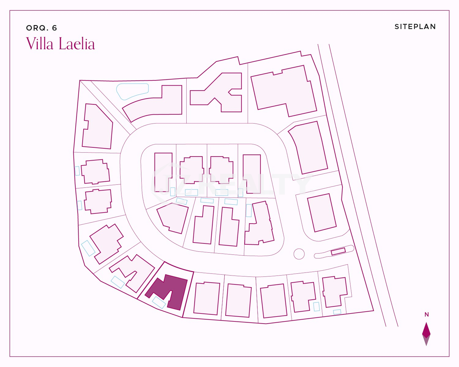 Villa ORQ 6 Orquidea Residences 3 Bedroom Villa Laelia layout view