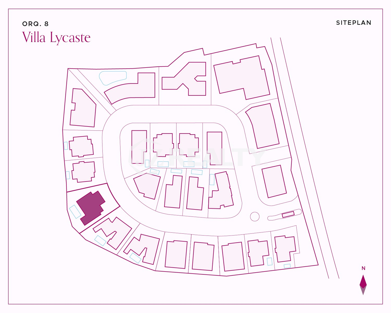 Villa ORQ 8 Orquidea Residences 3 Bedroom Villa lycaste layout plan