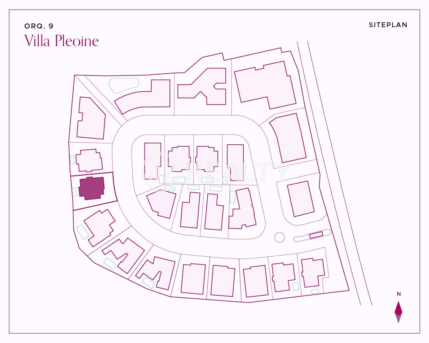 Villa ORQ 9 Orquidea Residences 3 Bedroom Villa Pleione Plan layout