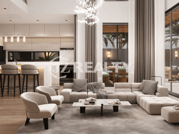 Villa ORQ 9 Orquidea Residences 3 Bedroom Villa Pleione living area View