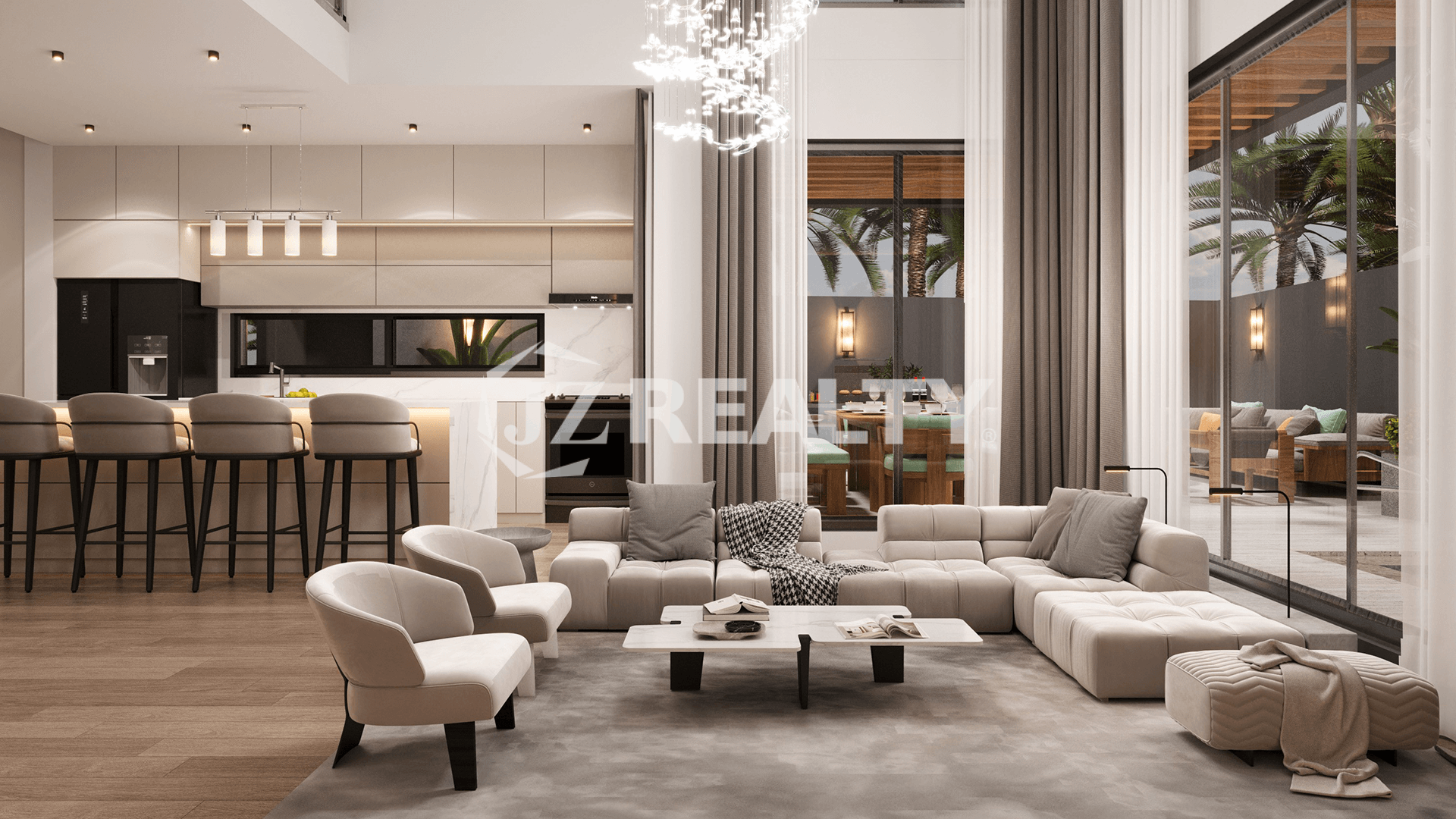 Villa ORQ 9 Orquidea Residences 3 Bedroom Villa Pleione living area View