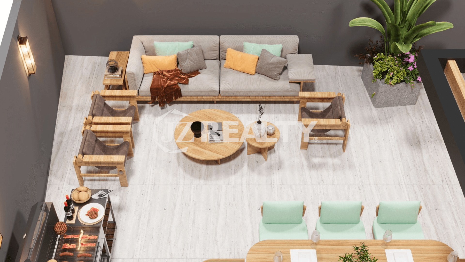 Villa ORQ 9 Orquidea Residences 3 Bedroom Villa Pleione garden View