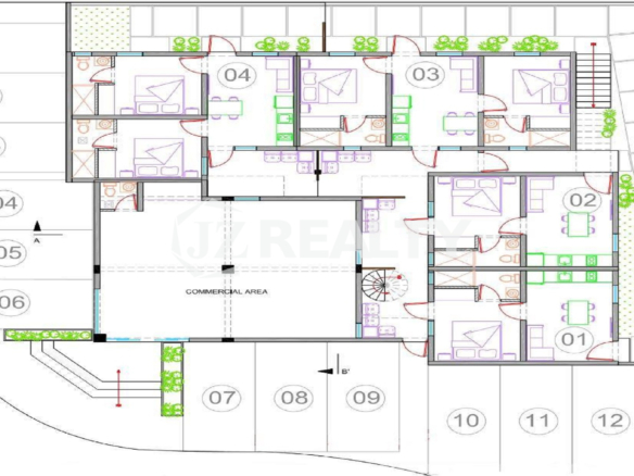 Condo Saint Germain Bldg Ground Floor Layout