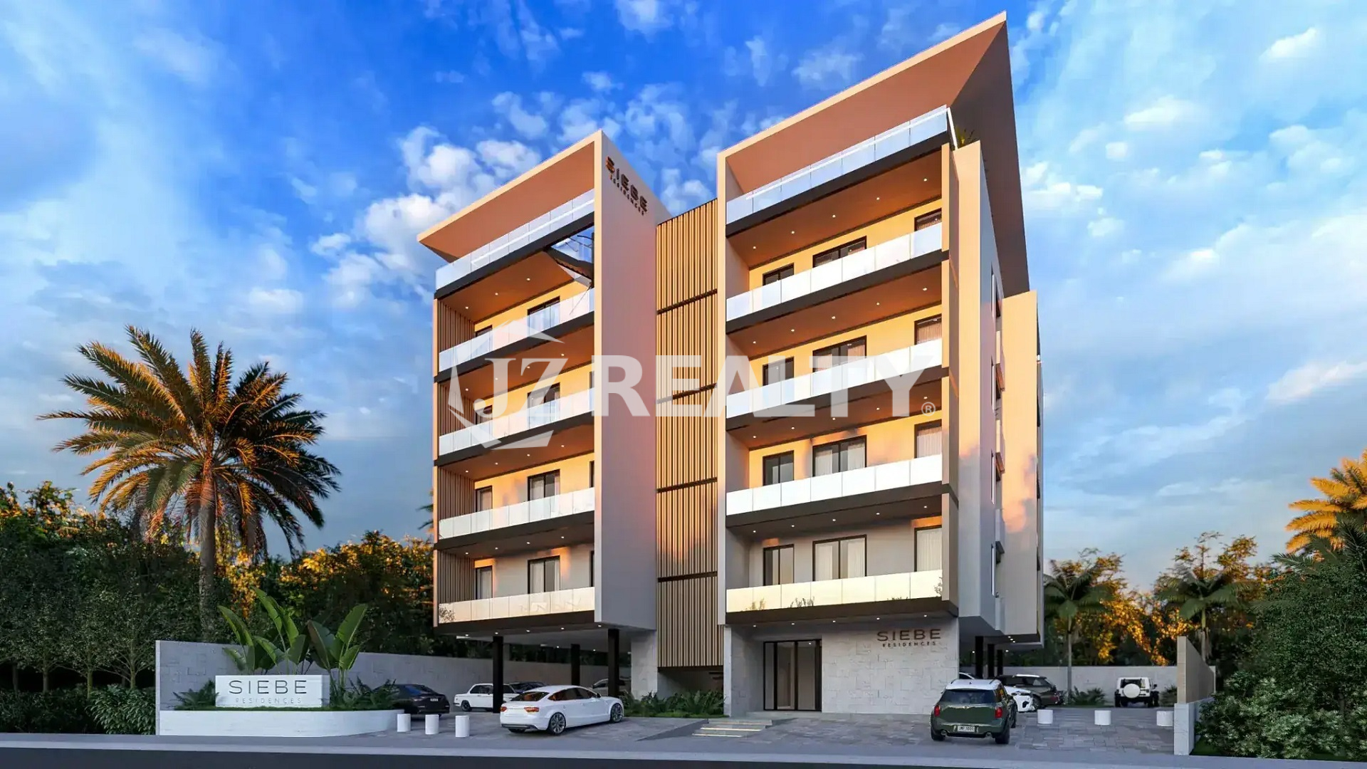 Modern boutique apartment building Siebe Residences