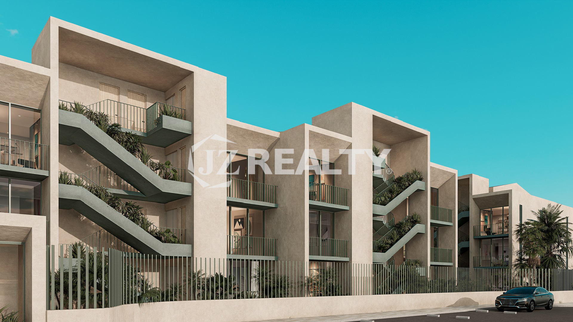 washington-garden-residences-condo-type-a-Exterior+1-real-estate-aruba