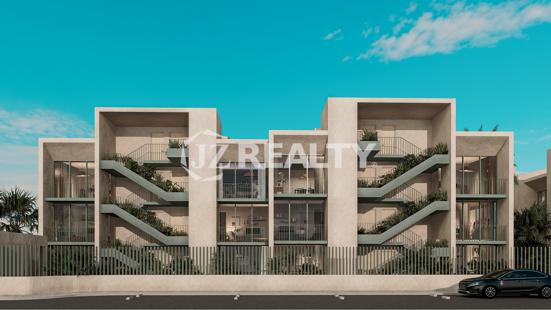 washington-garden-residences-condo-type-a-Exterior+2-real-estate-aruba