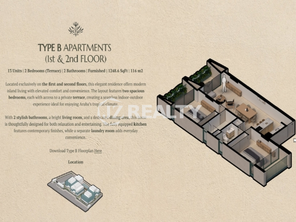 washington-garden-residences-condo-type-b-real-estate-aruba