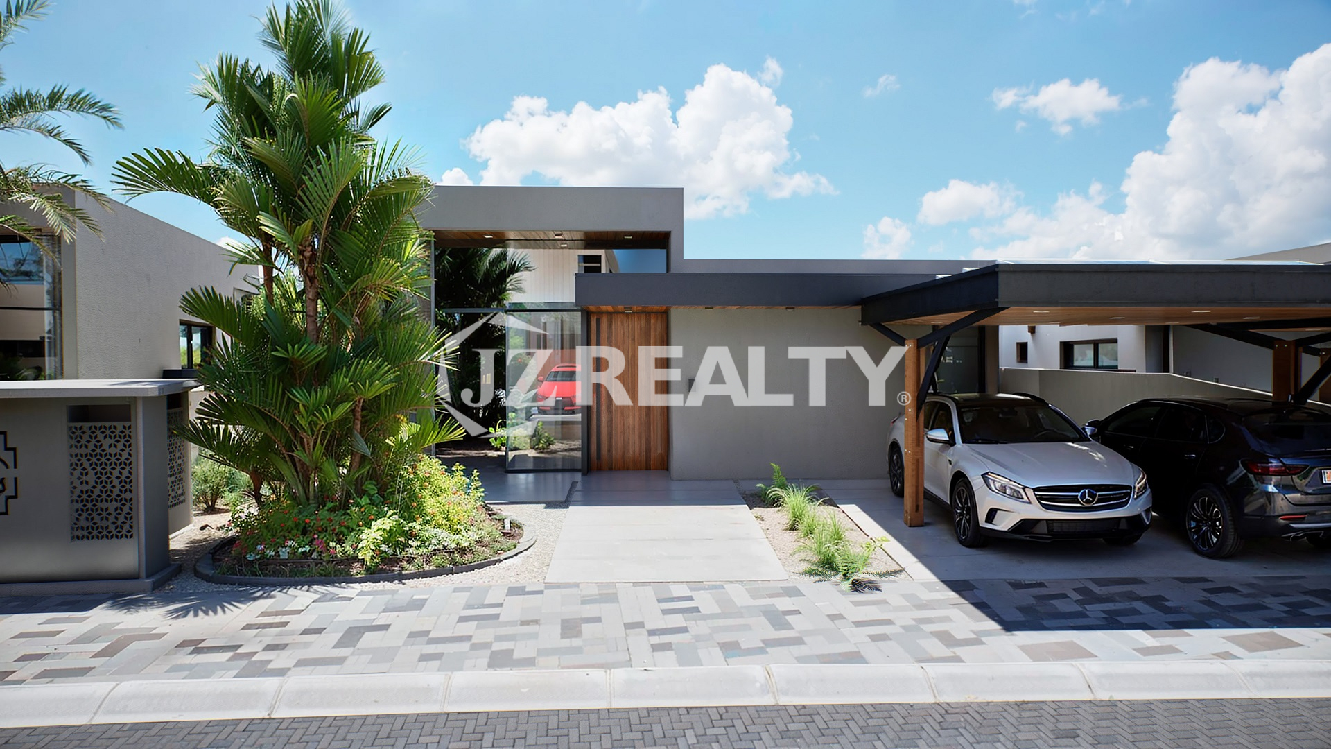 Exterior view of Orquidea Residences Aruba luxury inclusive villas