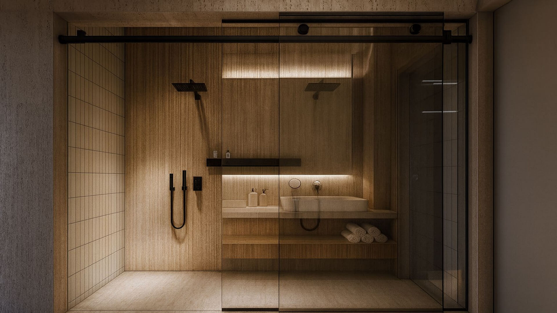 Condo Unit 103 L’Aquila Residences children bathroom