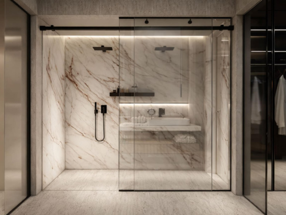 Condo Unit D-209 L’Aquila Residences bath area