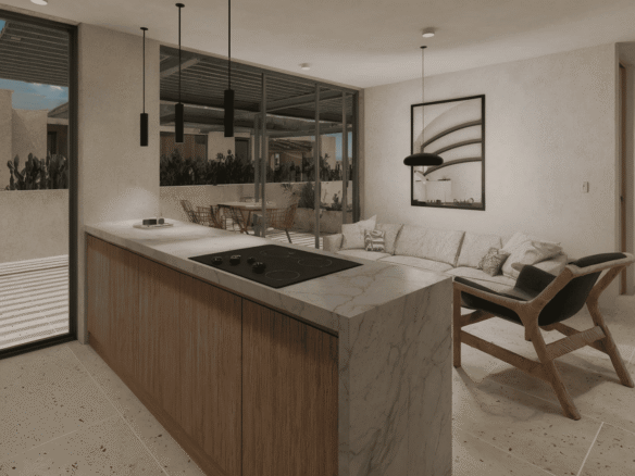 Condo Washington gardens kitchen area