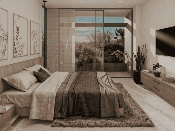 Condo Washington Gardens master bedroom