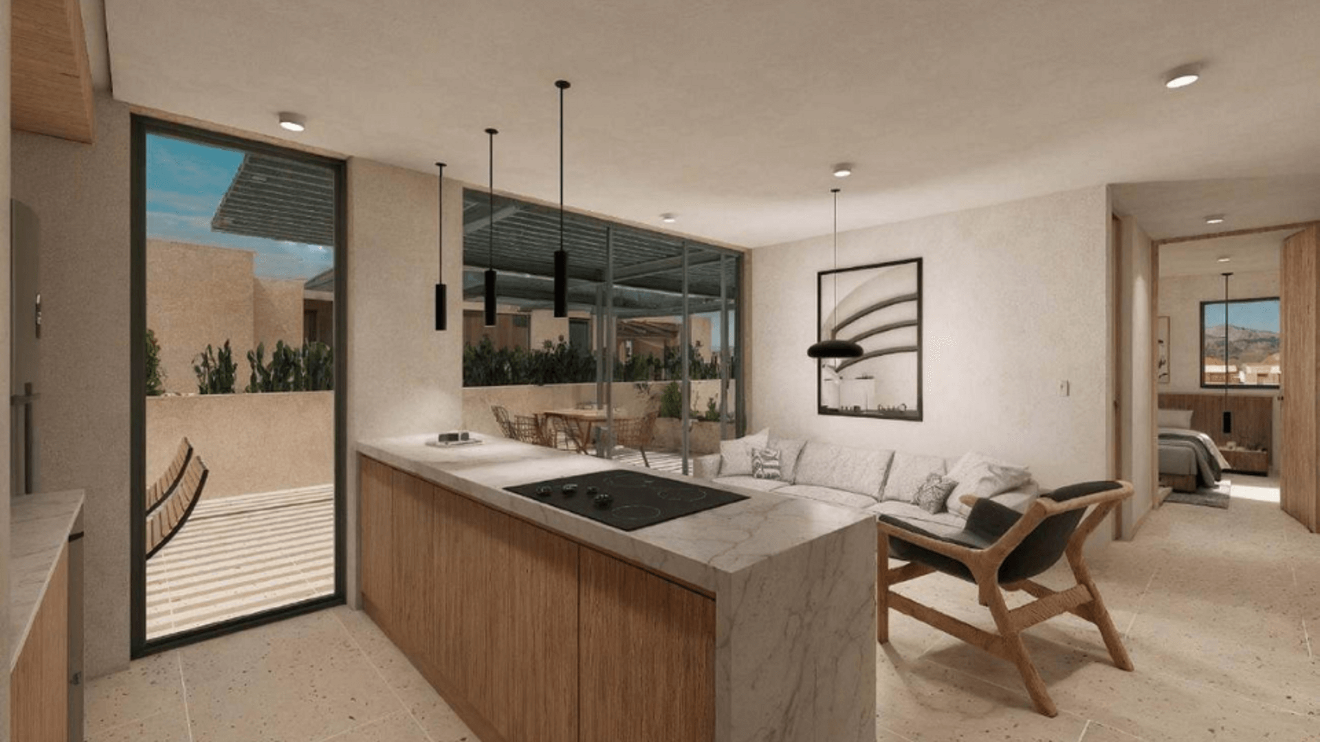 Condo Washington Gardens kitchen area