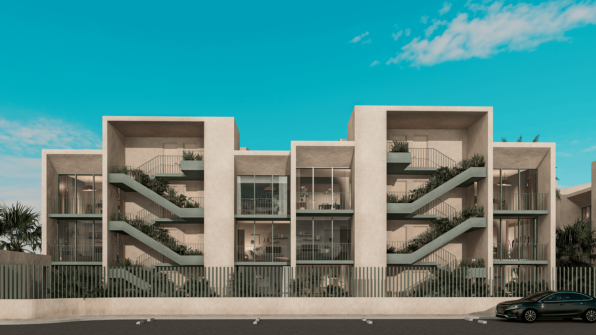 Condo Washington Gardens exterior front view