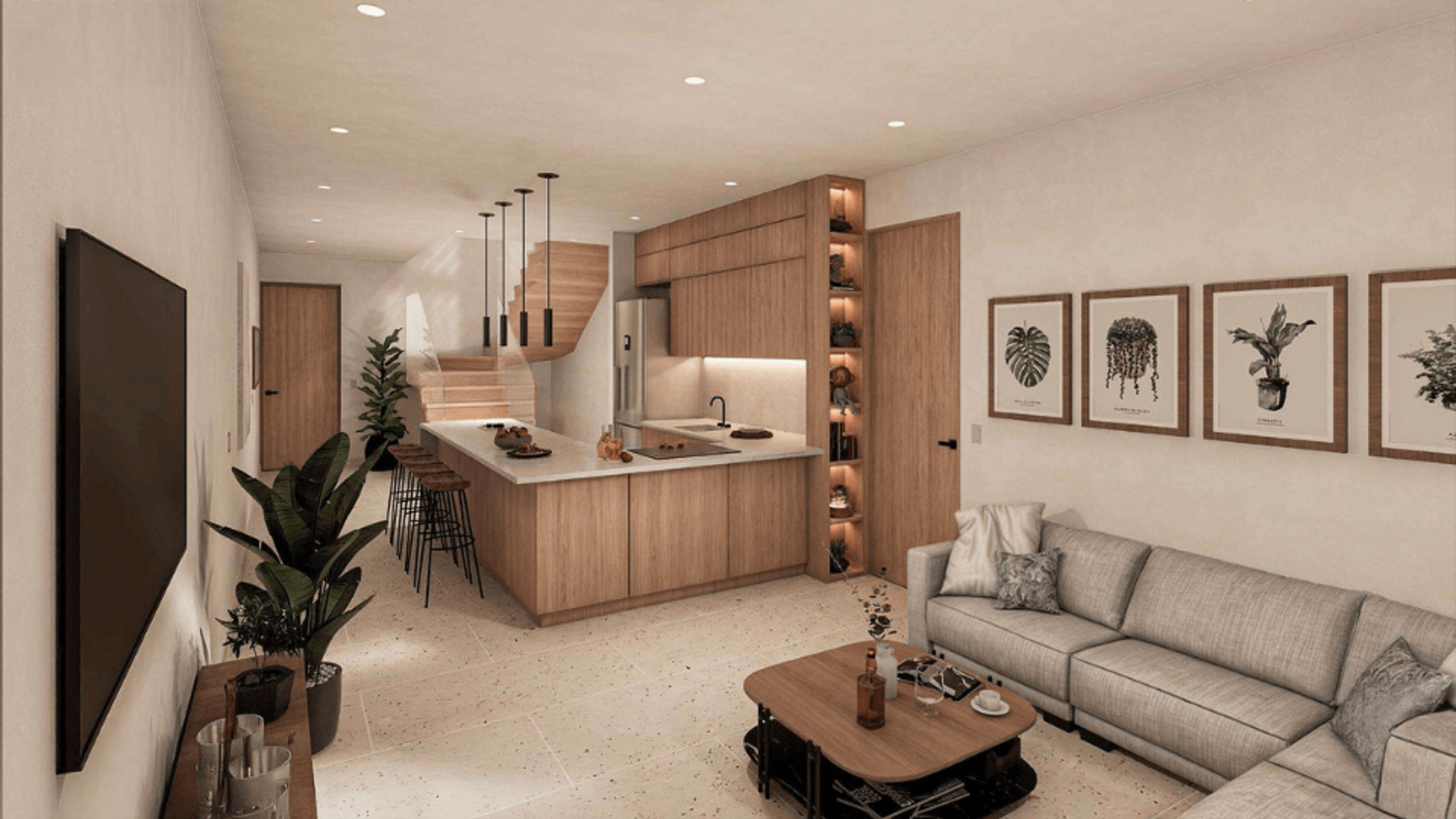 Condo Washington Gardens living area