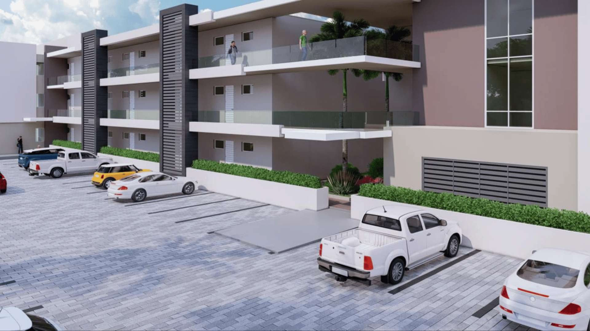 Ankor Apartments Parking view palm beach