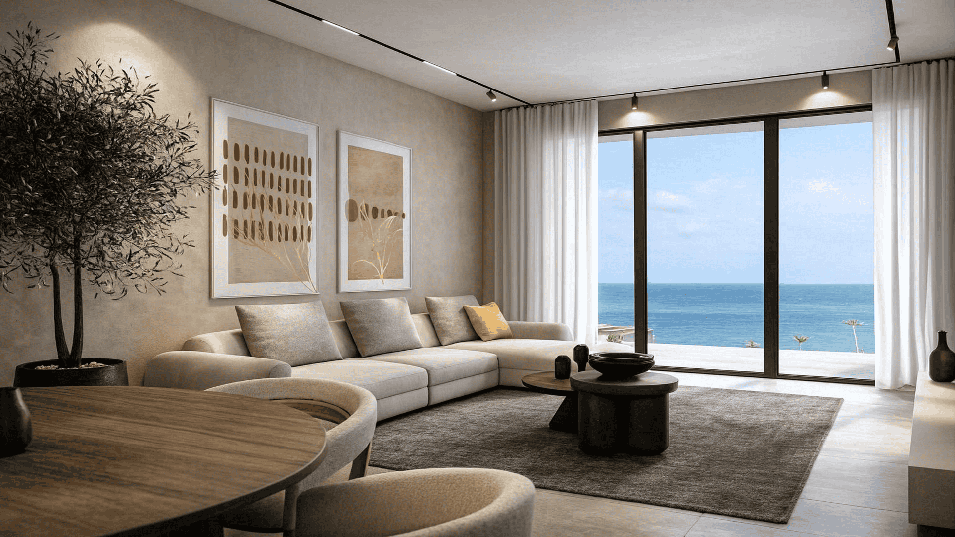Condo LAquila Residences Living area