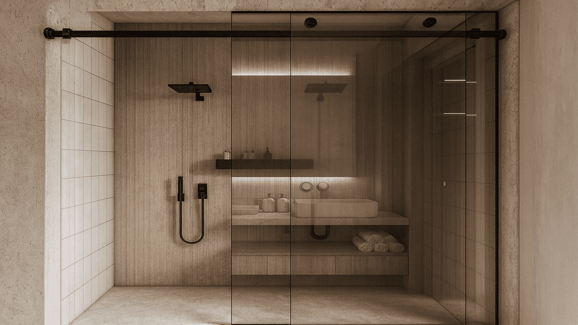 Condo A-401 L’Aquila Residences bathroom area