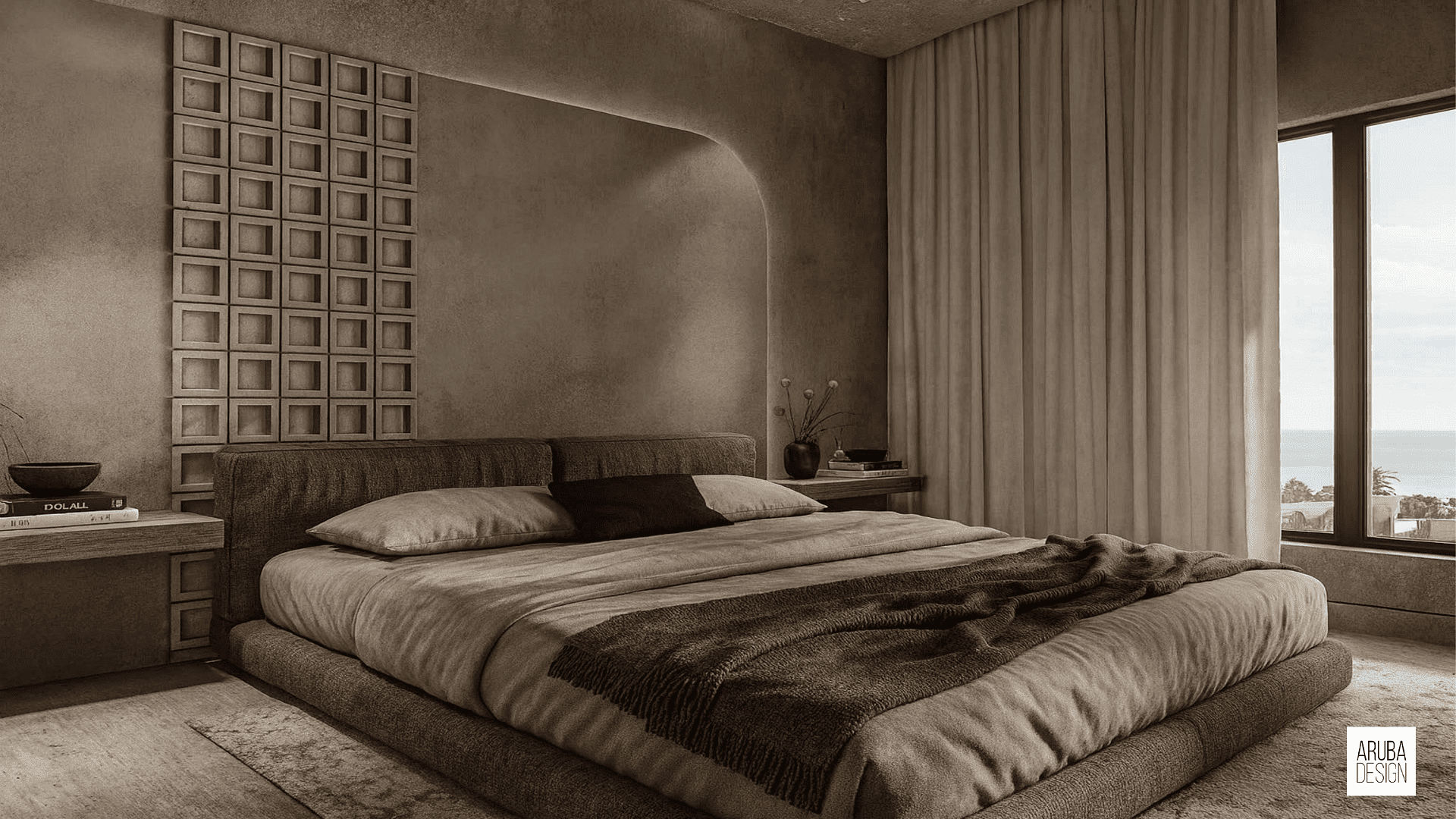 Condo A-401 L’Aquila Residences bedroom area