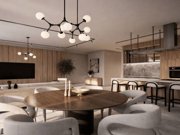 Condo A-401 L’Aquila Residences dining area