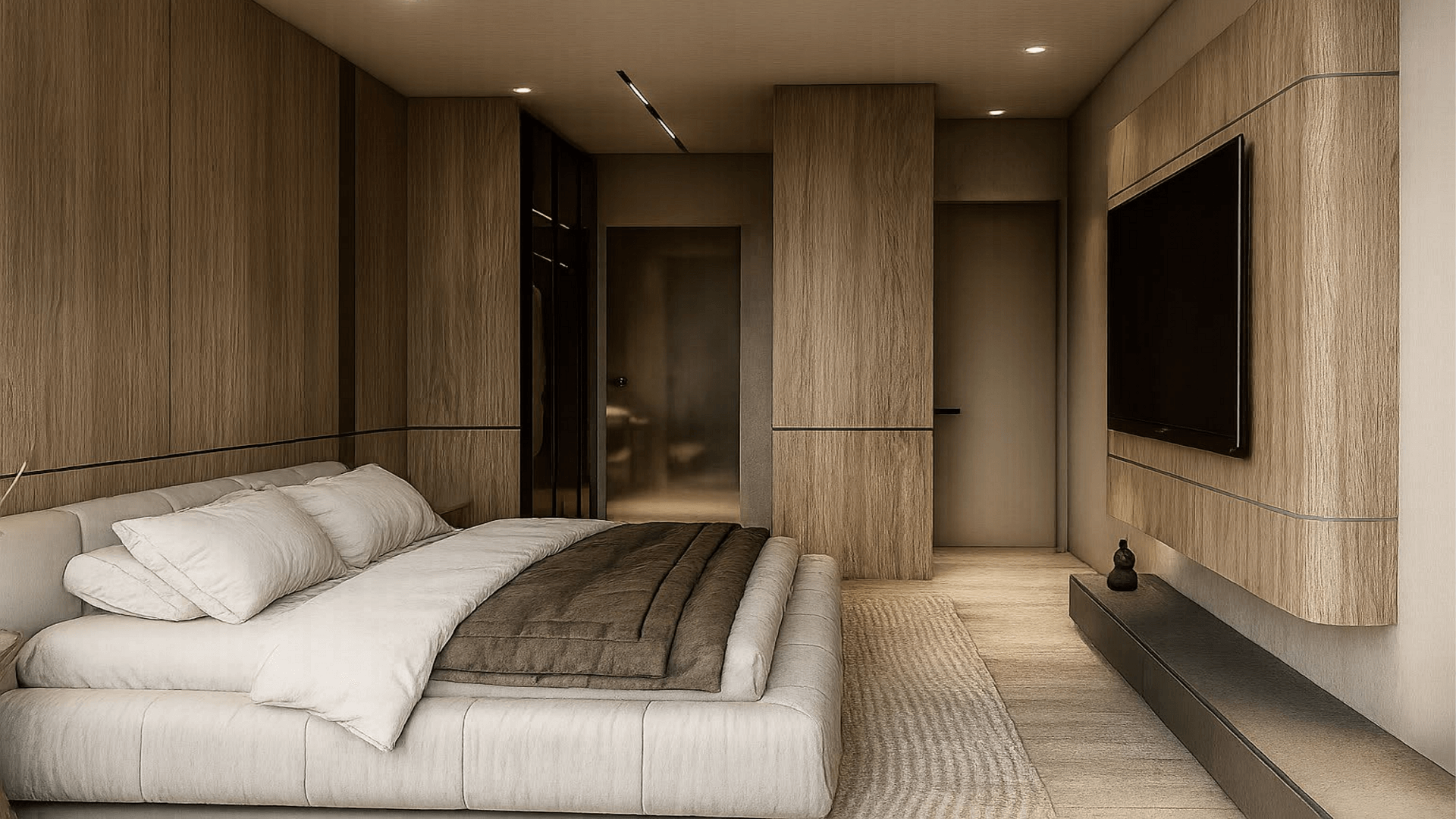 Condo B-403 L’Aquila Residences master bedroom