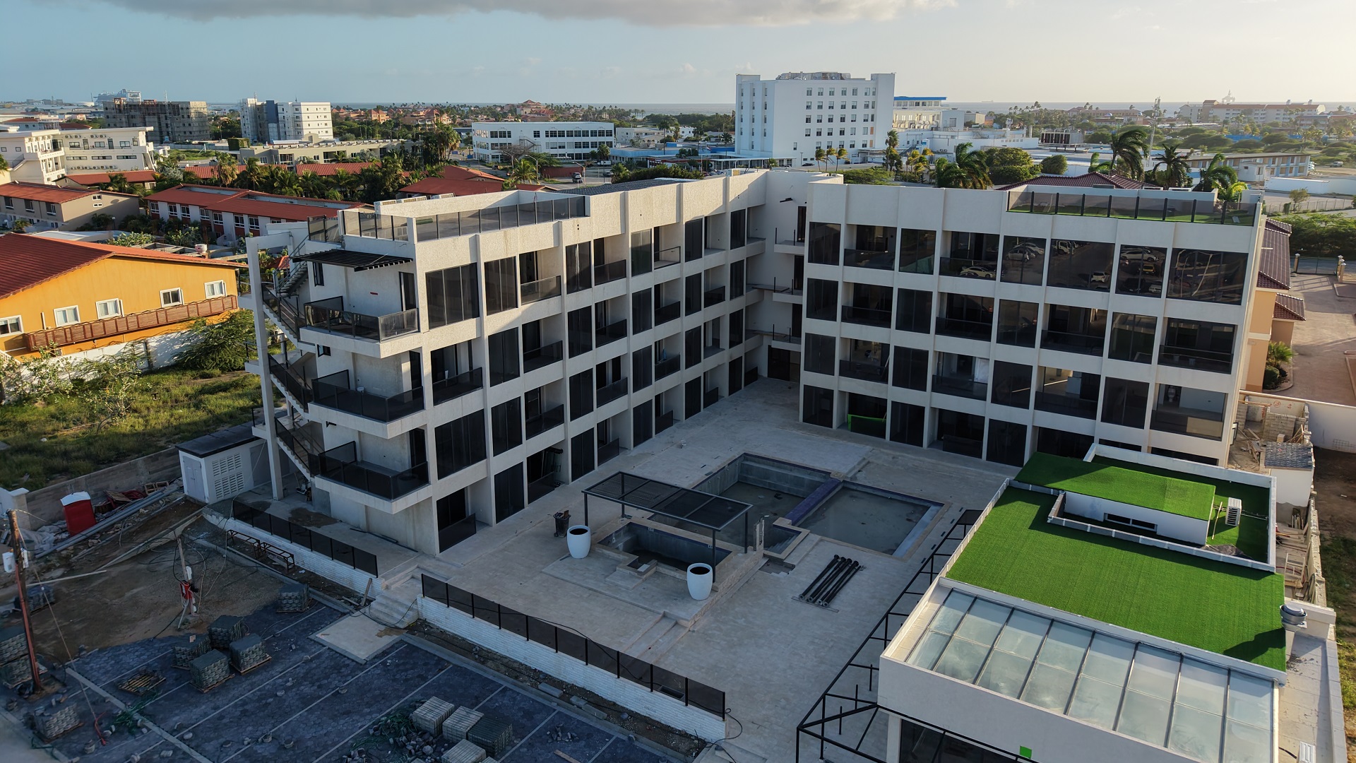 Legacy Condominium exterior Pool area