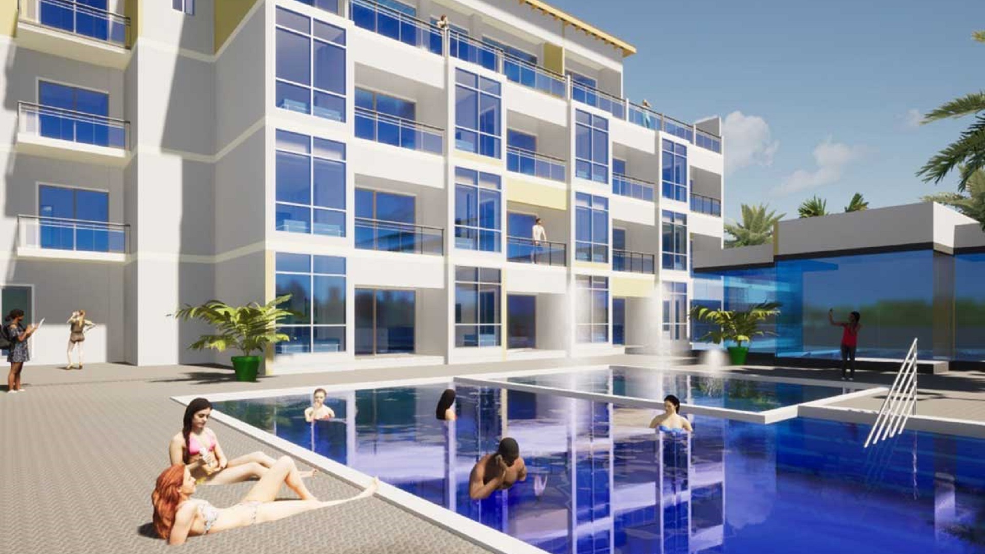 Legacy Penthouse Pool area