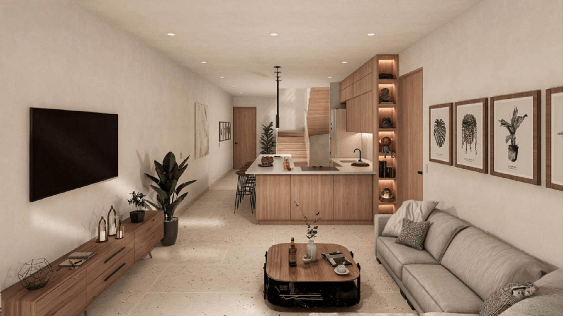 Condo Washington gardens Living area