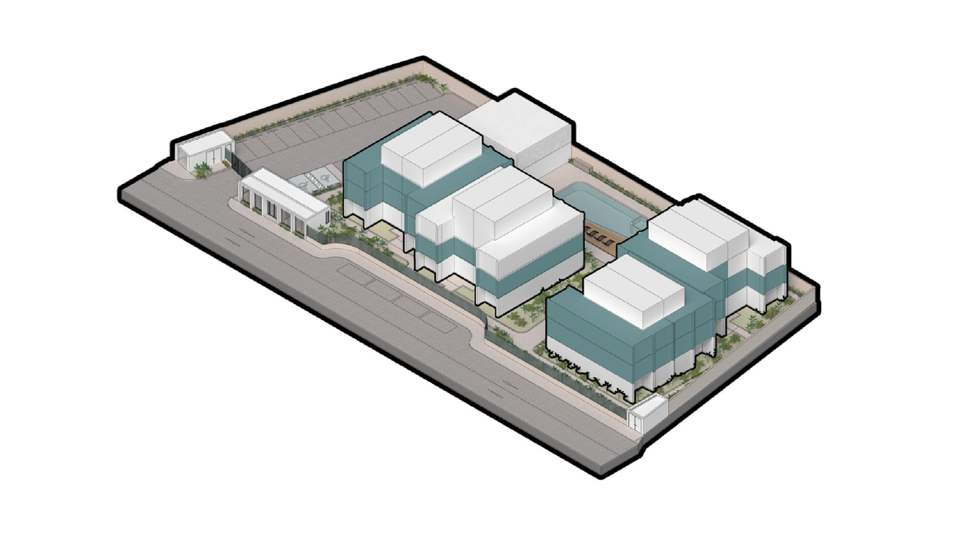 Condo Washington gardens 3D layout