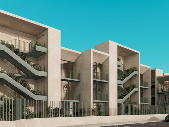 Condo Washington gardens exterior left side view