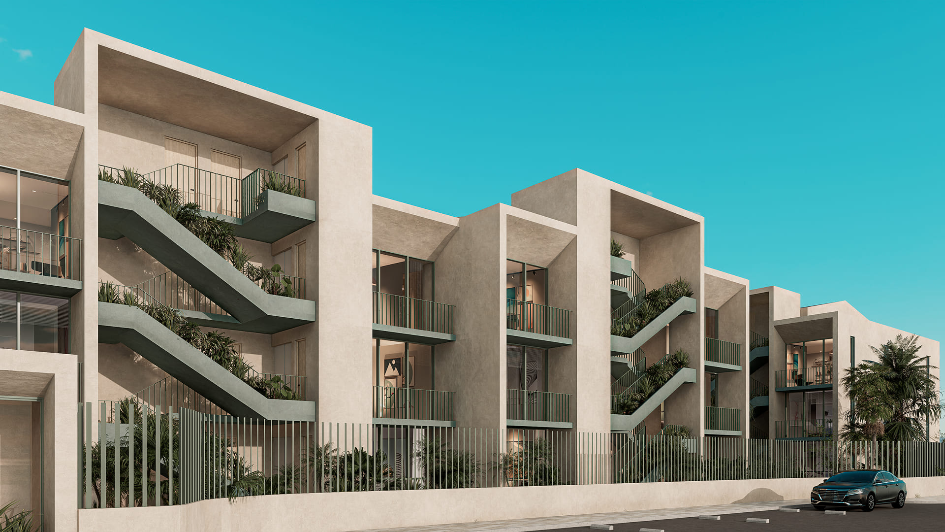 Condo Washington gardens exterior left side view