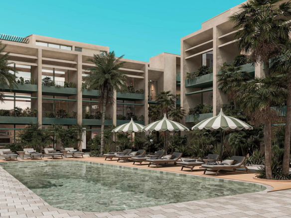 Condo Washington gardens pool area