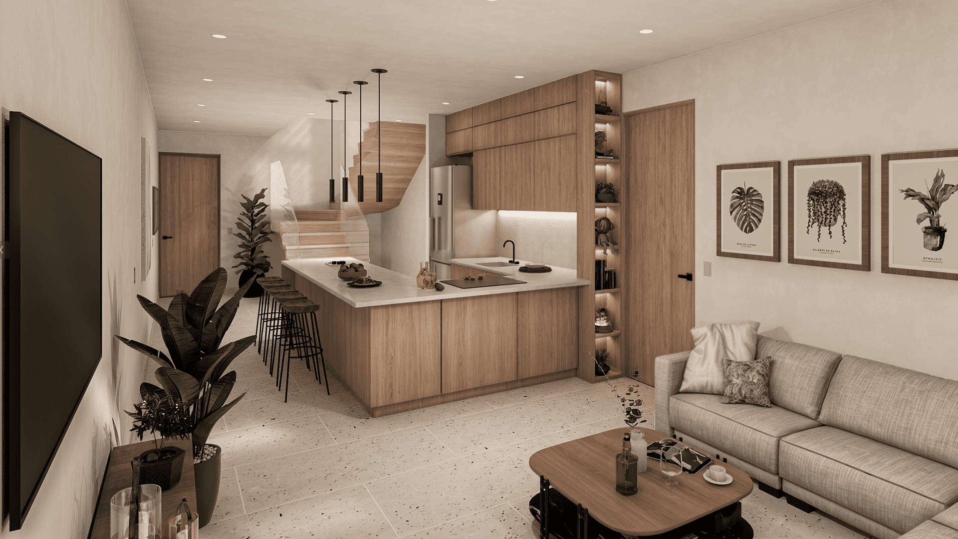 Condo Washington gardens kitchen area