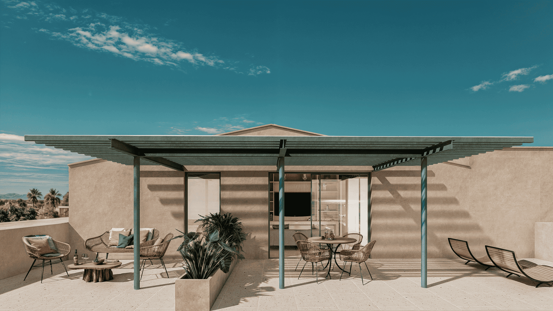 Condo Washington gardens terrace view