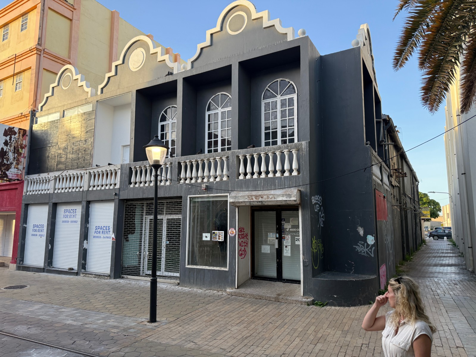 Downtown Oranjestad Aruba city center with new condo developments
