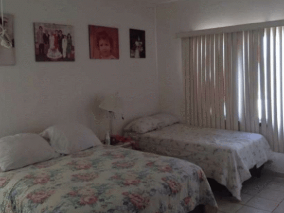 Casa Mesa Vista 35 bedroom interior with twin beds