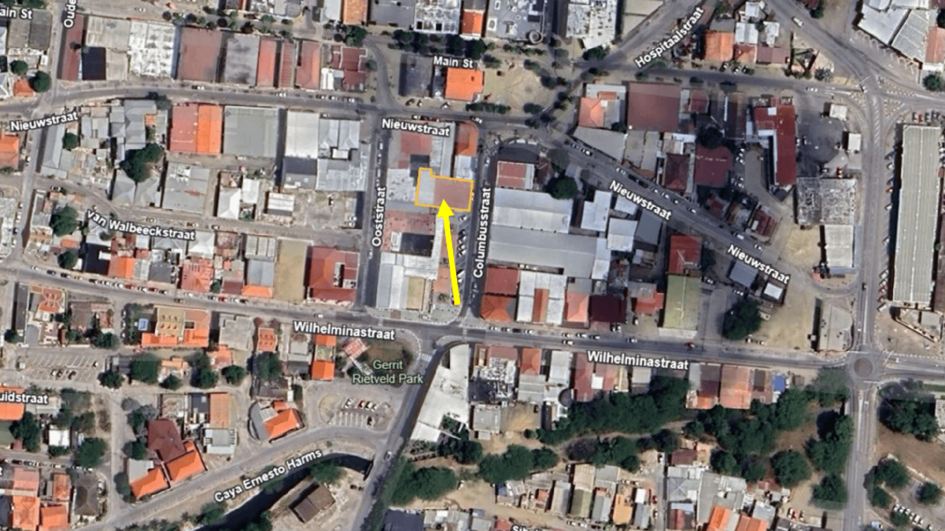 Columbusstraat-5 Warehouse location map layout