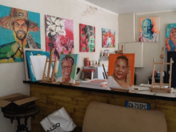 house 14-A Nieuwstraat art gallery workspace interior