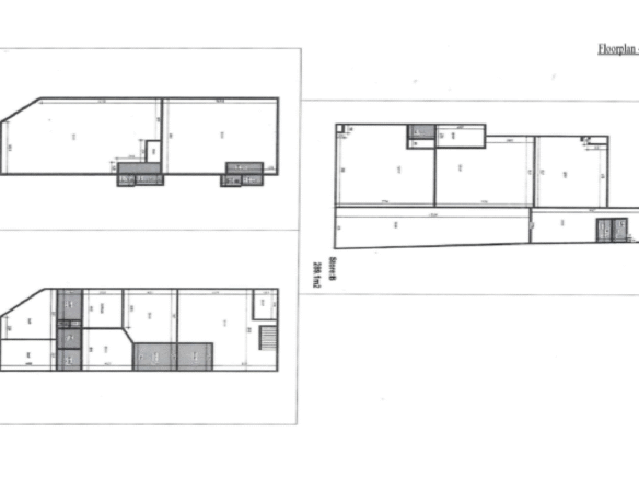 house 14-A Nieuwstraat floor plan layout