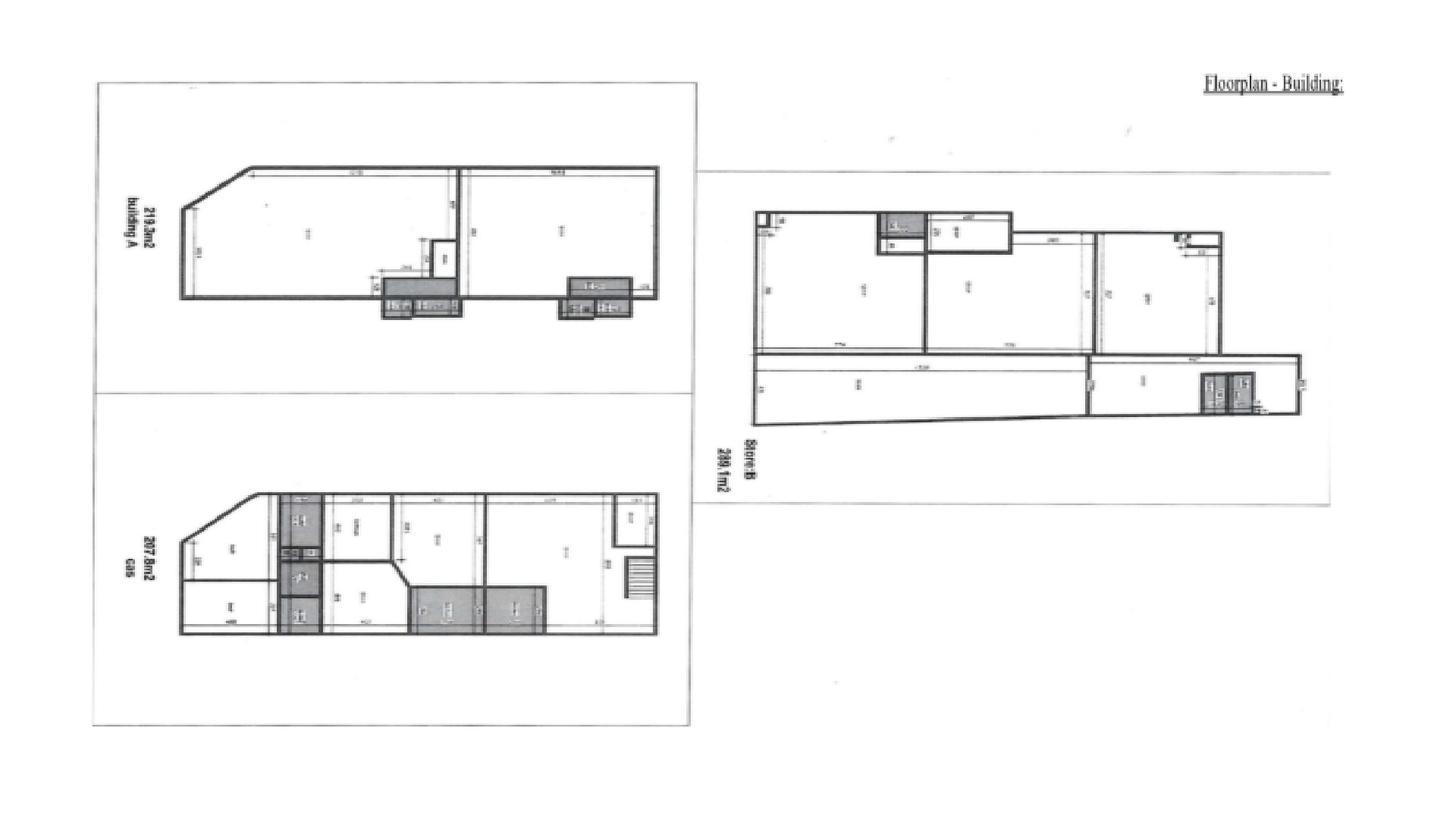 house 14-A Nieuwstraat floor plan layout