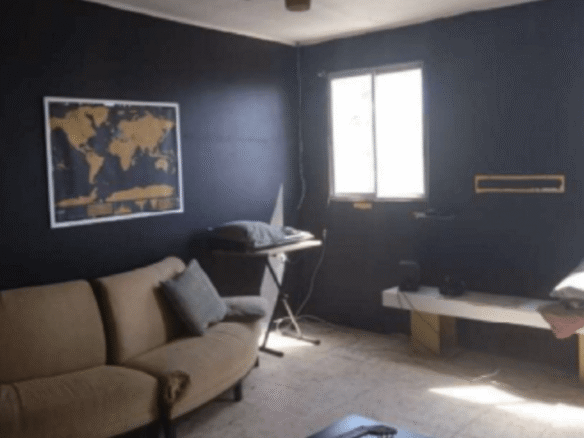 house 14-A Nieuwstraat living room mirror wall