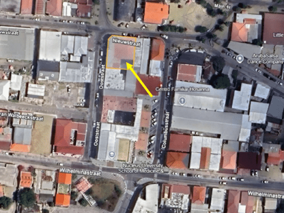 commercial building 34-B aerial property location