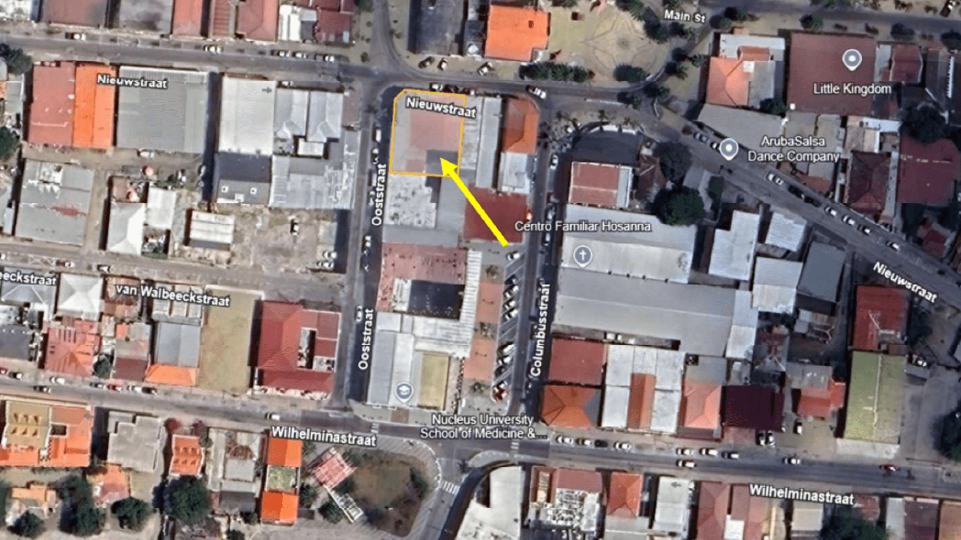 commercial building 34-B aerial property location