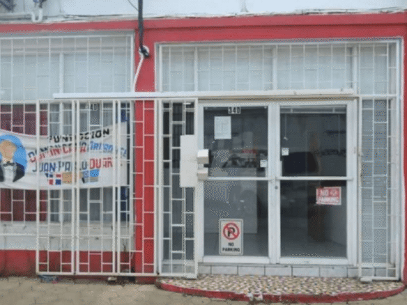 commercial building 34-B entrance