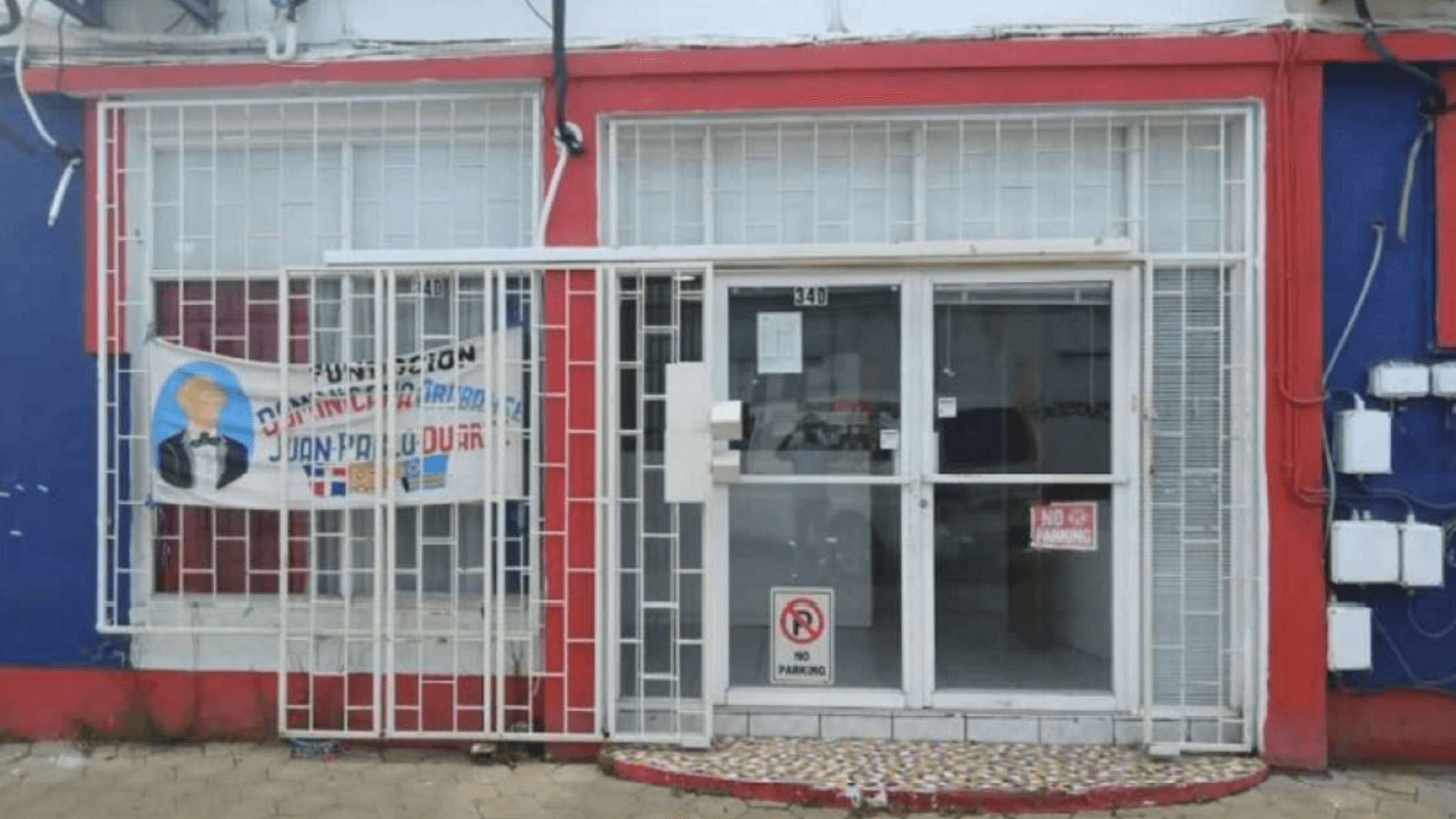 commercial building 34-B entrance